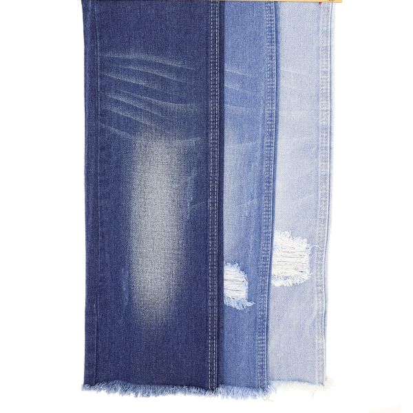 Factory Direct Wholesale 11.3 OZ 68% Cotton Twill Jeans Denim Fabric Woven Style for Boys and Girls Bags Yarn Dyed Pattern