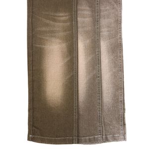 11 oz Heavyweight 67% Cotton Spandex Twill Denim Khaki Fabric Roll Eco-Friendly Stretch Material for Women's Jeans/Jacket Girls