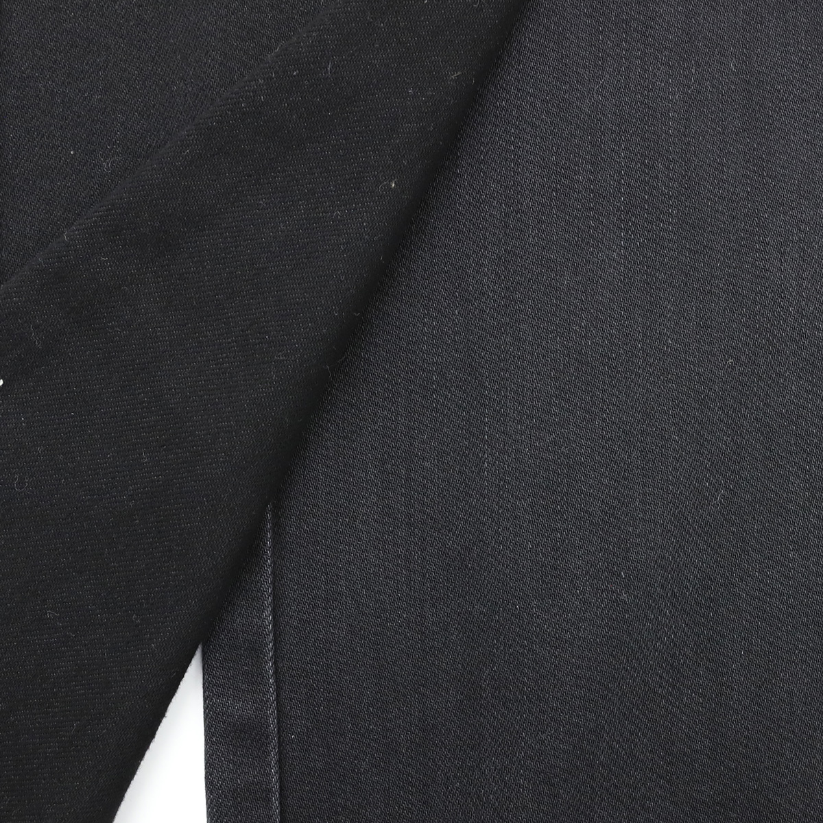 Medium Weight 11.8 oz Black Yarn-Dyed Denim Jean Fabric Low Stretch Twill Style for Boys and Girls Garments Bags Pants