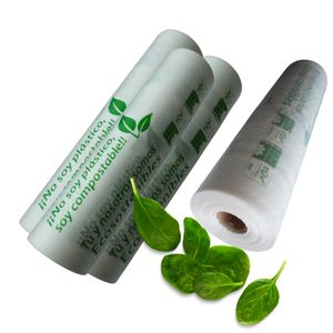 Manufacturer Compostable T Shirt Bags on Roll Eco-Friendly Made in Vietnam Bags Made From Cornstarch Bio-based Bags