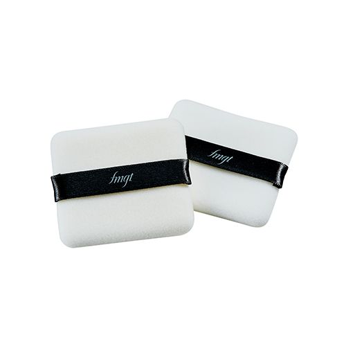 The Face Shop Daily Beauty Tools Korean Cotton Square Flocked Puff 2-Piece Set Cosmetic Puffs