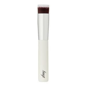 The FACE SHOP Daily Beauty Tools for FMGT Foundation Brush Korean Style Flat Synthetic Hair Brush with Wood Handle for Body Use