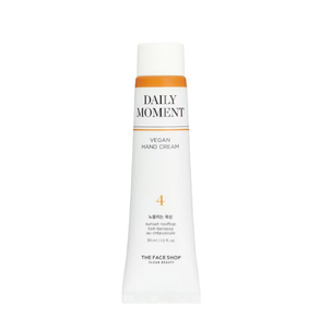 The FACE SHOP Daily Moment Vegan Hand Cream 04 Sunset Rooftop 30ml Korean Skin Care Beauty Product Moisturizing Nourishing