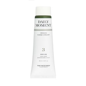 The FACE SHOP Daily Moment Vegan Hand Cream 03 Noon Park 30ml Korean Beauty Skincare Moisturizing and Nourishing Feature