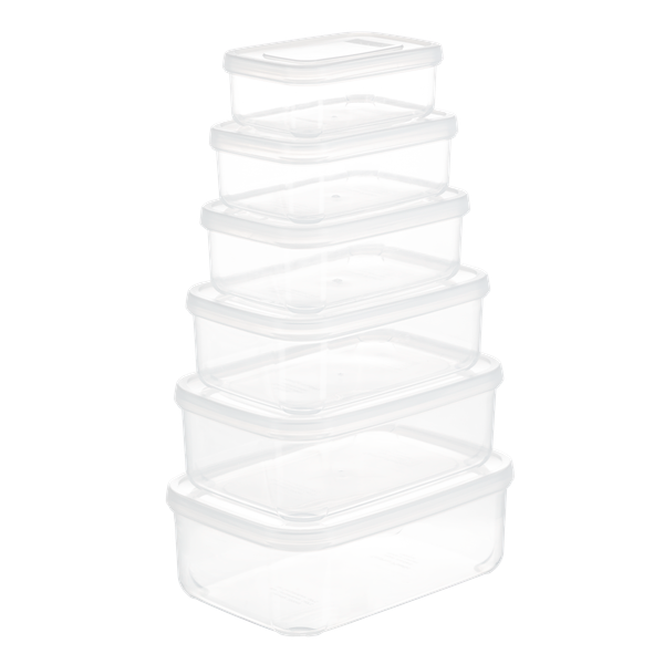 Food Container Supplier | BPA-Free PP Food Storage Containers set 6 | Plastic Food Containers, Take-Out Containers with Lids