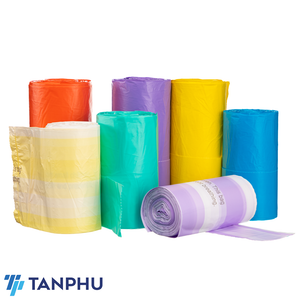 ECO-FRIENDLY 5L/10L/50L/100L  STARSEAL PLASTIC TRASH BAGS  CUSTOMIZABLE SIZE HEAVY DUTY MADE FROM RECYCLED  or VIRGIN MATIERIA
