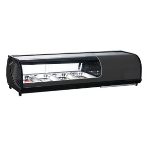 Automic Defrosting Cooler Type Refrigerated Showcase Butchery Meat Display Freezer Refrigerated Display