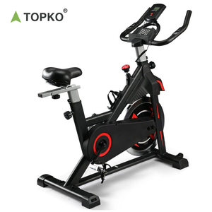 TOPKO US Warehouse Spinning Bike Adjustable Height and Seat Fitness Spinning Bike for Home Use