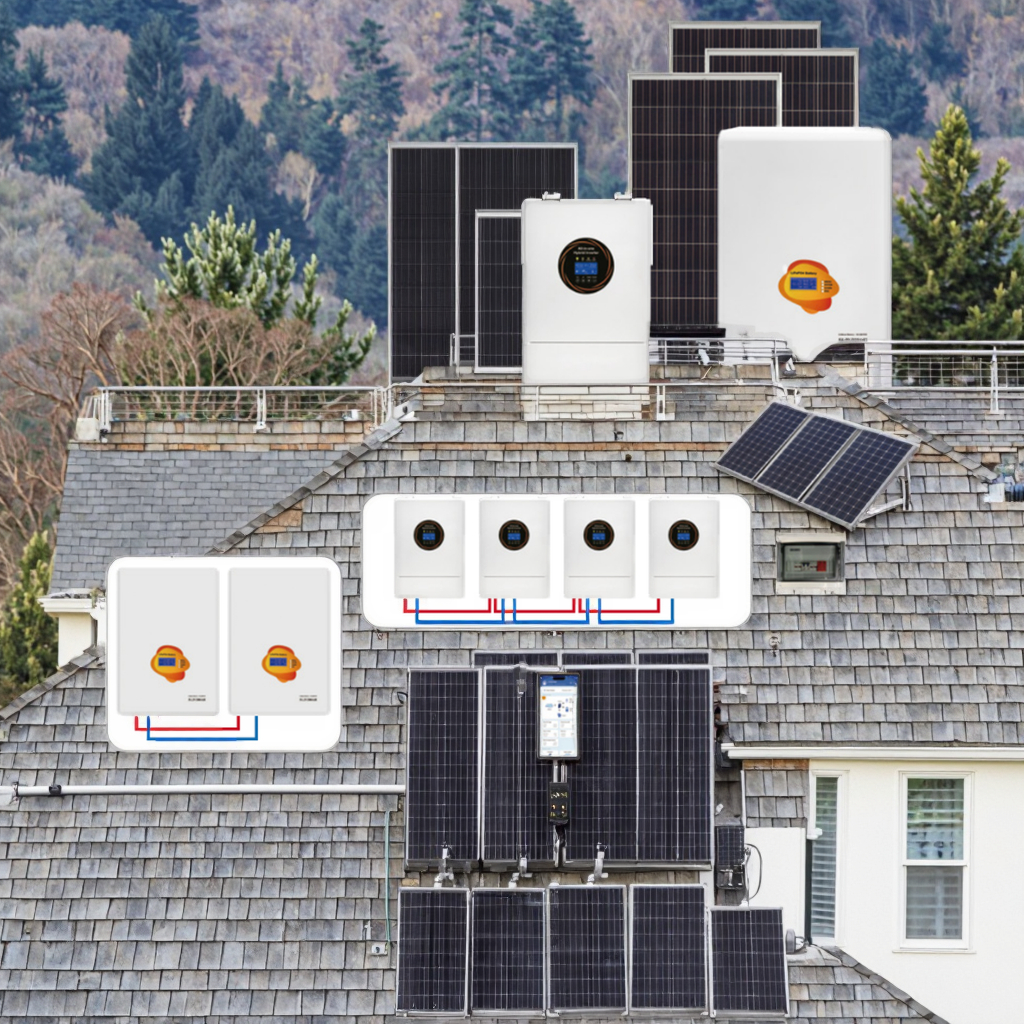 50KW Home & Commercial Solar Power System Off-Grid 15KW 30KW 80KW 100KW with Polycrystalline Silicon Panels MPPT Controller