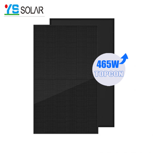 TUV Certified 465W High Efficiency PERC Solar Module N-Type Monocrystalline Black PV Glass Home Use Bipv Half Cell Glass