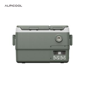 Alpicool KGD38 Potable Car Refrigerator Dual Zone Freezer Outdoor Camping Cooler Box 12V Dual Use Compressor Car Fridge