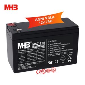Mhb Ms7-12B Maintenance Free Small Sla Vrla Sealed Lead Acid UPS Battery 12V 7ah 20hr Specifications for Alarm Systems