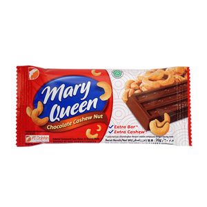Mary Queen Chocolate Compound With Cashew Nut Factory Price Good Quality Halal Certified 20 Gr & 10 Gr Wholesale Chocolate Bars