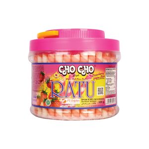 Wholesale Best Seller CHO CHO Ratu Wafer Stick Wafer Roll Flavor Strawberry 320G Jar Halal Certified Jar Packing