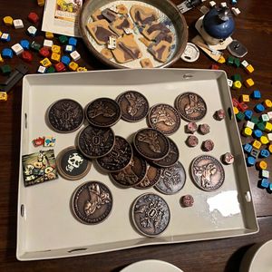 Custom Metal Coin Metal Token Pieces Game Coins in Paper Stock for Hobby Games Manufacturer and Supplier in China