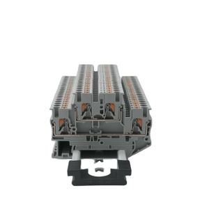 Electric Nylon Feed Through Screwless Quick Wire Connector Plug in Push-in Spring Din Rail Terminal Block