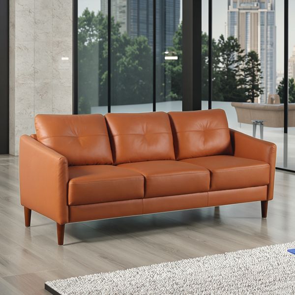 Modern Design Nordic Luxury 3-Seater Leather Sofa Set for Office Reception & Living Room Furniture
