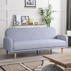 Modern High Quality Fabric Folding Sofa Bed Reclining Feature for Bedroom or Living Room Use