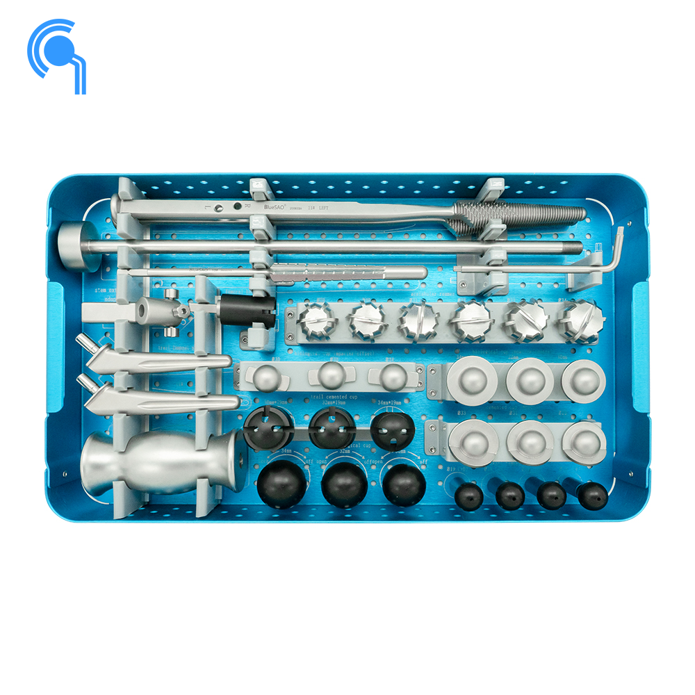 BLUESAO Factory Small Animal THR Dog Cat Total Hip Replacement Instrument Set Veterinary Orthopedic Surgery Vet Instrument Kit