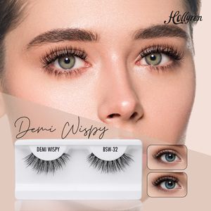 Free Sample Private Label Faux Mink Eyelash Packaging Box Wholesale False Eye Lashes Pestanas Postizas Demi Wispy