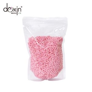 Rose Pearl Fast Dry Hot Wax Beads Hair Removal Hard Wax with Aloe Honey and Shea Butter Scent for Legs