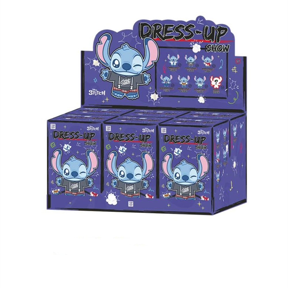 Authentic Top Toy Sttitch Dress up Show Blind Box Figures Doll Cute Pajamas Stitcch Toy Cute Lovely Collectible Pendant Gifts
