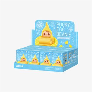 POP MART Official Store Pucky Egg Beanie Series Figures Series Mystery Blind Box Random Action Figures Lovely Collectible Toy