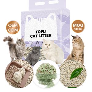 Factory Plant Eco-Friendly 6L Natural Tofu Cat Litter 2.5kg Bag 2.5kg Supplies for Cats Clean up Products