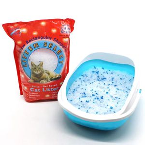 Hot Selling Bulk Cat Litter Free Samples Easy Clean Clumping Silica Gel Crystal Silicone Cat Litter