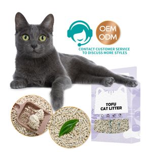 100% Biodegradable Odour Control Cat Sand Non-Stick 6L PEA Tofu Cat Litter Gentle Paws Nurture Cat Litter Box