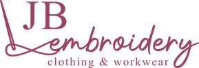 J & B Embroidery logo