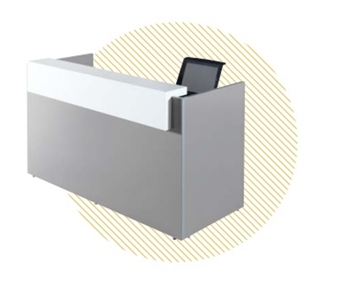 Modern Luxury ANGEL Modular MDF Reception Desk Convertible Wooden Commercial Office Furniture for Home School Factory Direct