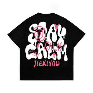 Manufacturer Custom Heavyweight Graphic Print Tshirts High Street Vintage Boxy Fit Round Neck Printed Tshirts Men