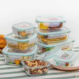 BPA-Free 200ml Airtight Food Storage Container Single Compartment Classic Design Multifunctional Lunch Box  Lid for Home