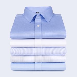 Low Tariff Mens Formal Long Sleeve Pain Solid Casual Business Dress Shirts Custom Wholesale Different Colors