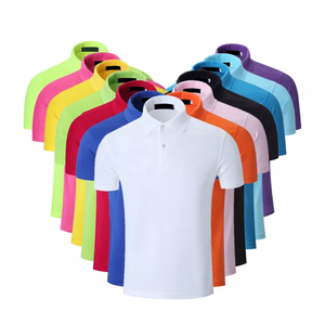 Low Duty Tax Manufacture Wholesale OEM Logo  White Color Block Plain Polo Custom Cotton Mens Polo Shirt