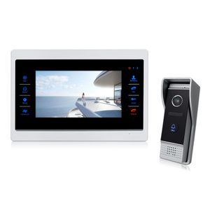 Home Security Video Door Phone Intelligent Villa Door Bell Entry Camera System Doorbells 7 Inch Color Video Door Phone BCOMTECH