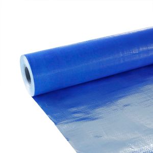 Steel Structure Roof Reflective Radiant Barrier Aluminum Foil Laminated Woven Fabric Roof Underlayment House Wrap