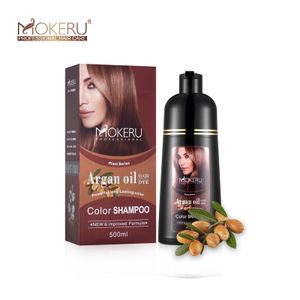 Private Label Natural Mokeru Hair Dye Grape Red Shampoo in Cream Form Wholesale Natural Hair Care Products