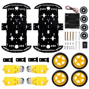 Hot Selling 4WD Smart Robot Kits DIY 4 Wheel Car Chassis OEM ODM for Education & Maker Boards