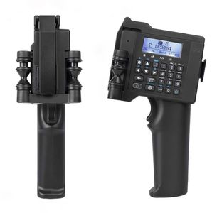 PT2000SE Dot Matrix Mini Cube Laser Inkjet Handheld Printer Inject Coding Gun with Purple Screen for Solvent Ink