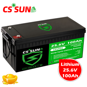 CSSUN 24V 100Ah Lithium Battery for Solar Energy Storage - Low Price, 5 Years Warranty