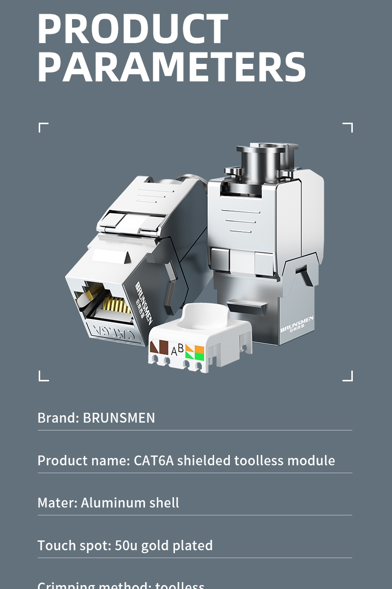 Shenzhen Kingwire Electronics Co., Ltd Cat6a Shielded Punch Down Module