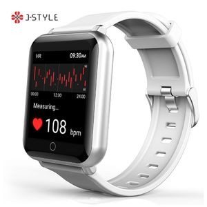 Jstyle 2025B Silver Zinc Alloy Temperatura Spo2 Tracker Smart Health Watch IP68 Blood Pressure and Heart Rate Monitor Smartwatch