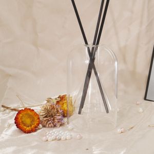C&H Custom Wholesale Design Luxury Modern Reed Diffuser Set Aroma Therapy Glass Diffuser Set for Essential Oils Air Freshener