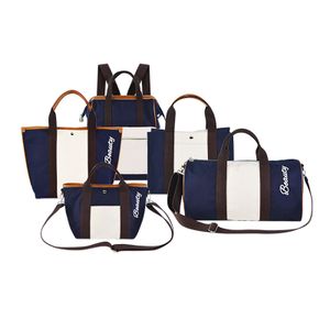 Vietnam Factory Custom Printed Logo Canvas Handbag Women's Bag Oblique Span Single Double Shoulder Reusable Shopping Bag Gift