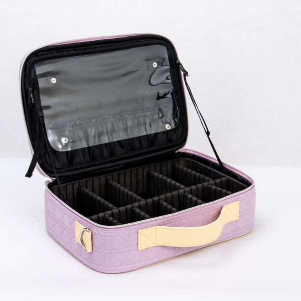 Makeup Brush Holder Travel Makeup Bag for Women Cosmetic Bags Stand-up Brush Cup Professional Makeup Artist Storage Organizer