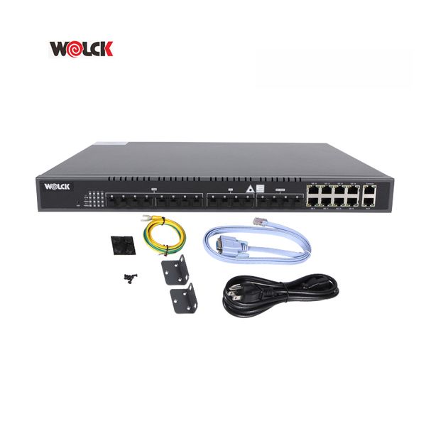 Fiber Optical Telecommunication Equipment EPON 1U Housing 8 Port GEPON OLT for FTTH