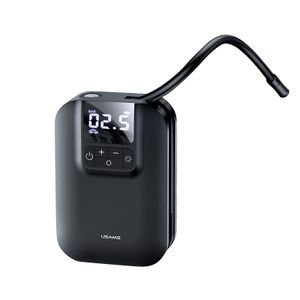 USAMS Battery 12v Rechargeable Cordless air Compressor Portable Best Tyre Inflator Automatic Mini Car Electric air Pump