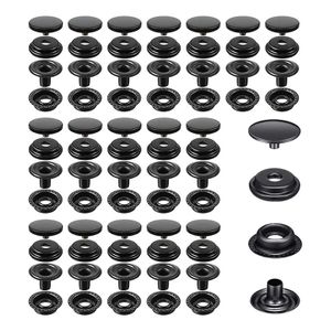 High Quality OEM Metal Snap Fasteners Custom Engraved Logo Snap Buttons for Clothing Leather Craft Industrial Uniforms